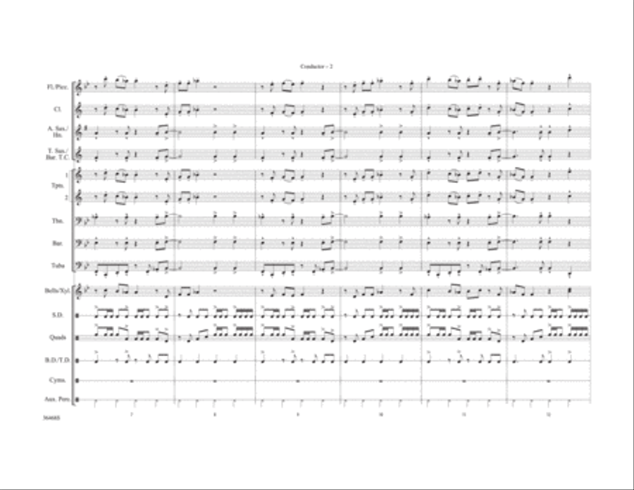 The Power of Love Marching Band scores gallery preview page 3