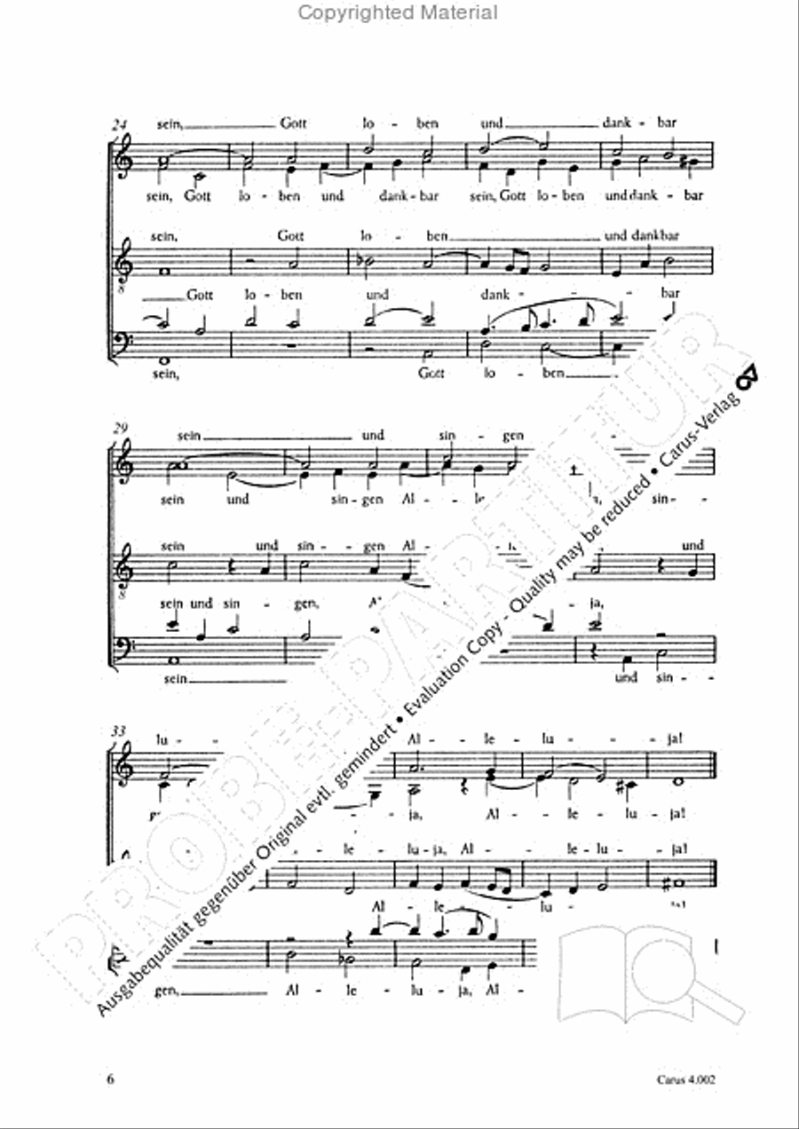 Eccard: 29 Choralbearbeitungen Collection / Songbook scores gallery preview page 7