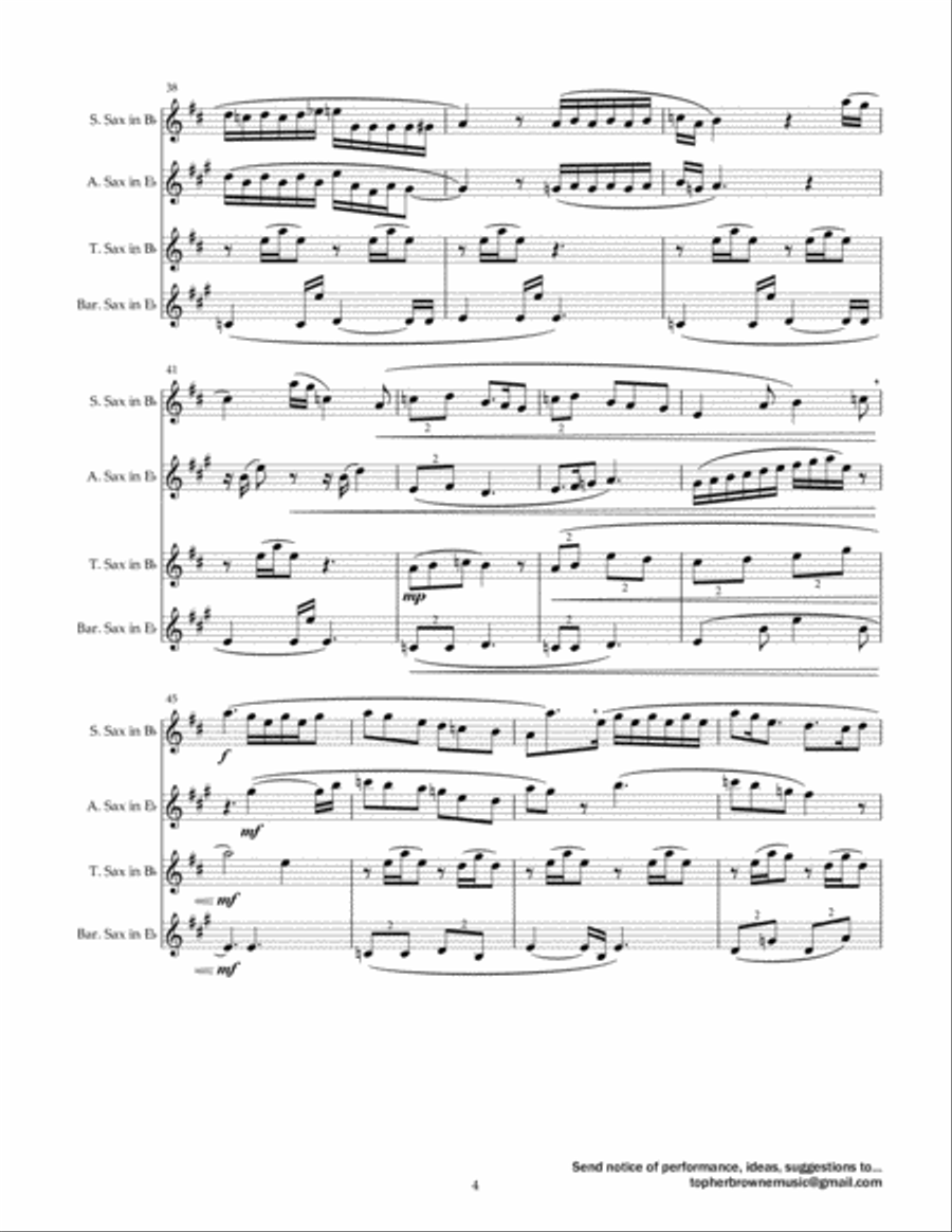 Kiss From A Rose Kiss From A Rose Woodwind Quartet scores gallery preview page 5