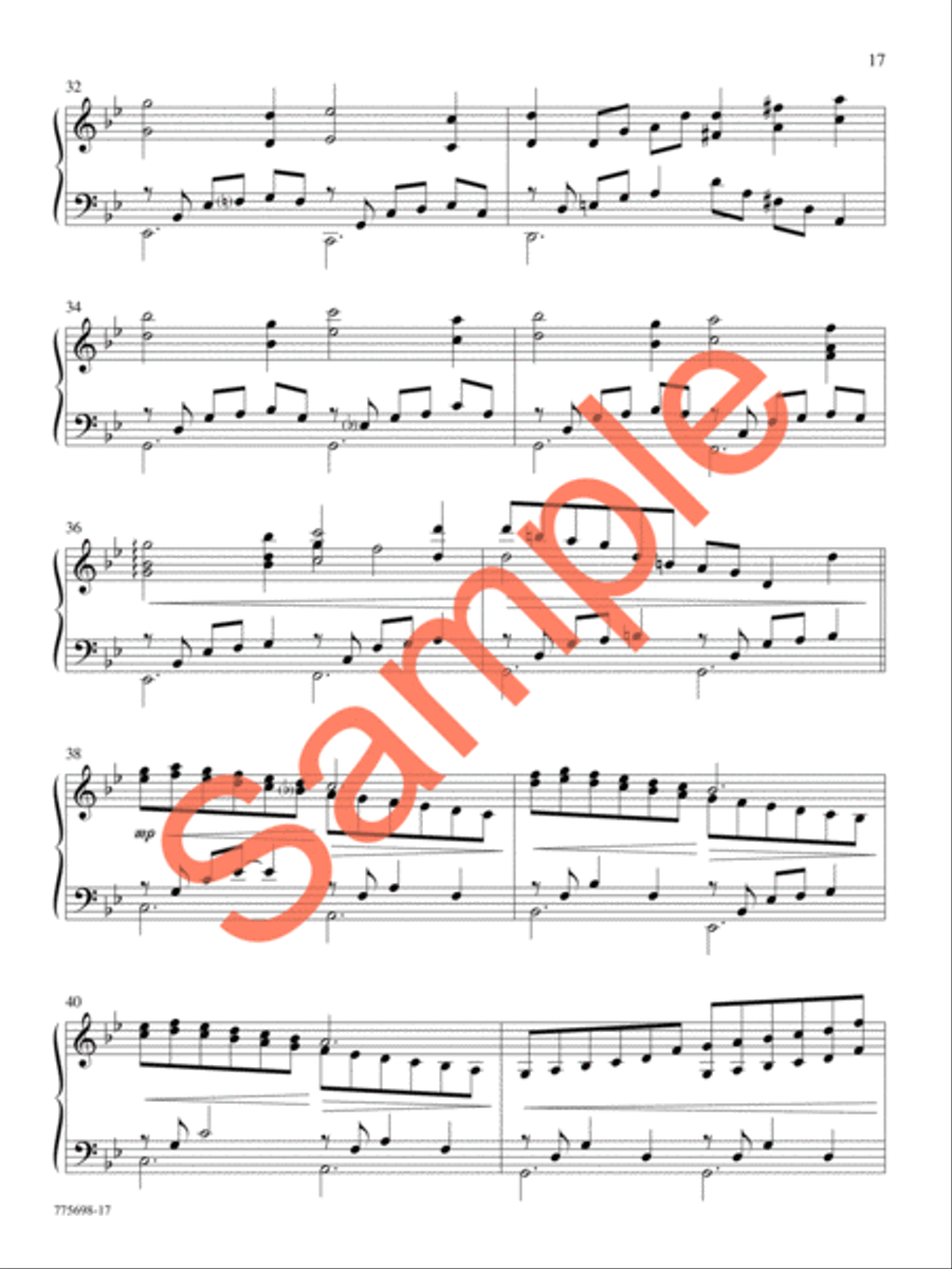 Hiding in Thee Piano Solo scores gallery preview page 15