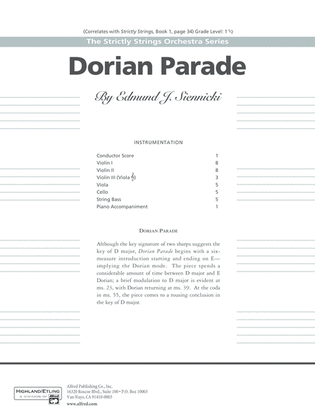 Dorian Parade: Score