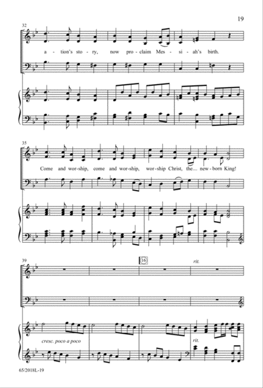 A Ceremony of Lessons and Carols 3-Part scores gallery preview page 20