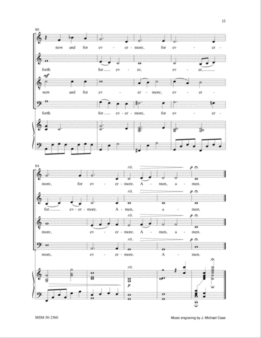 I Lift My Eyes I Lift My Eyes 4-Part scores gallery preview page 8