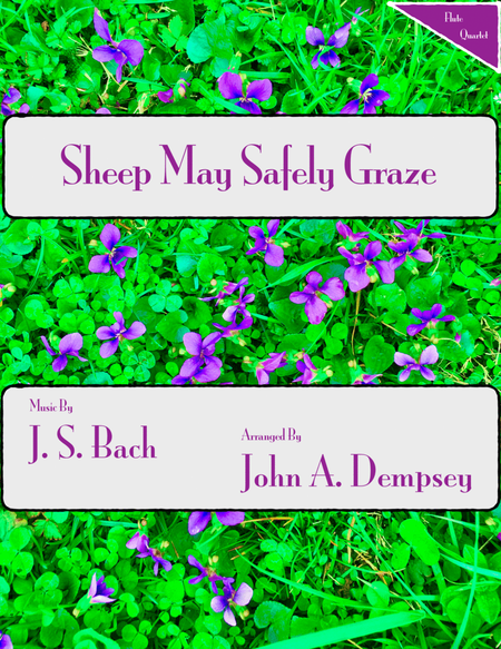 Sheep May Safely Graze (Bach): Flute Quartet image number null