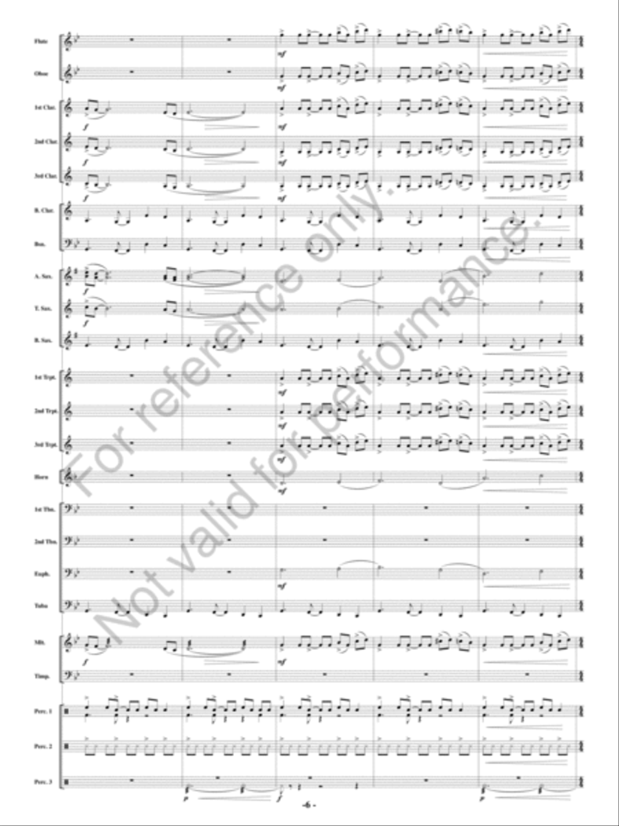Full Throttle Concert Band scores gallery preview page 5