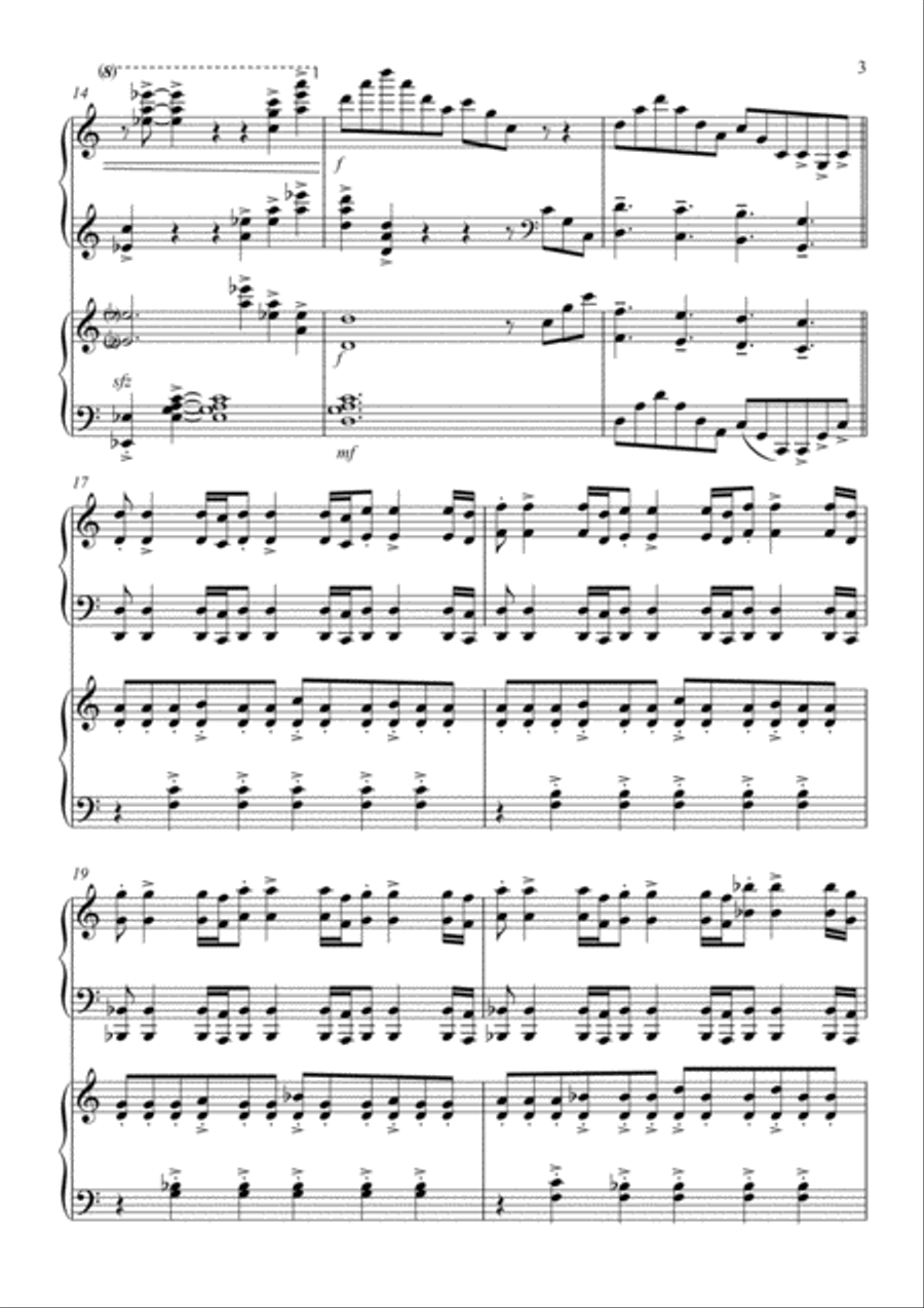 EVE 2 Pianos, 4-Hands scores gallery preview page 6