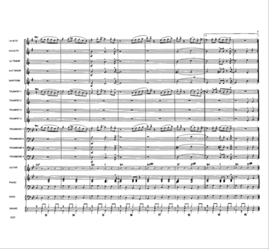 Are You Ready? Jazz Ensemble scores gallery preview page 6