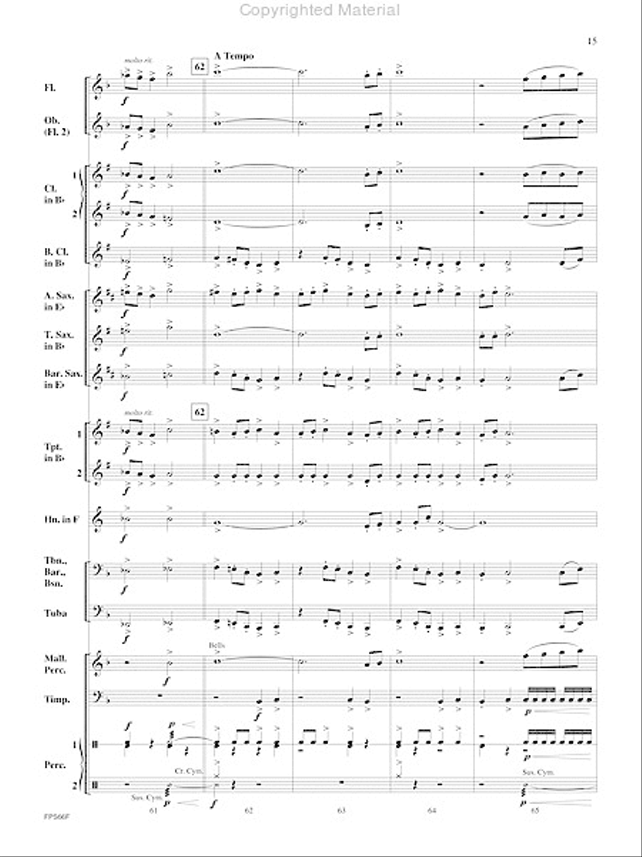 Atlantic Crossing Concert Band scores gallery preview page 16