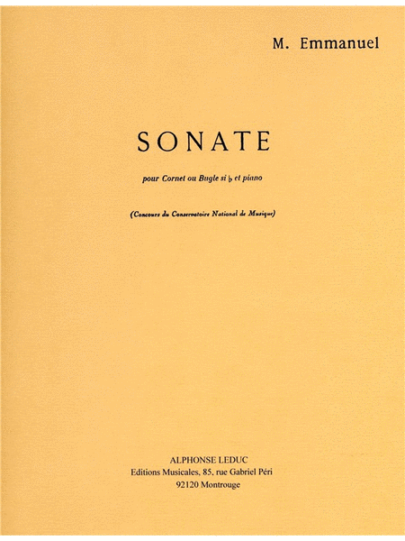 Sonate (trumpet & Piano)