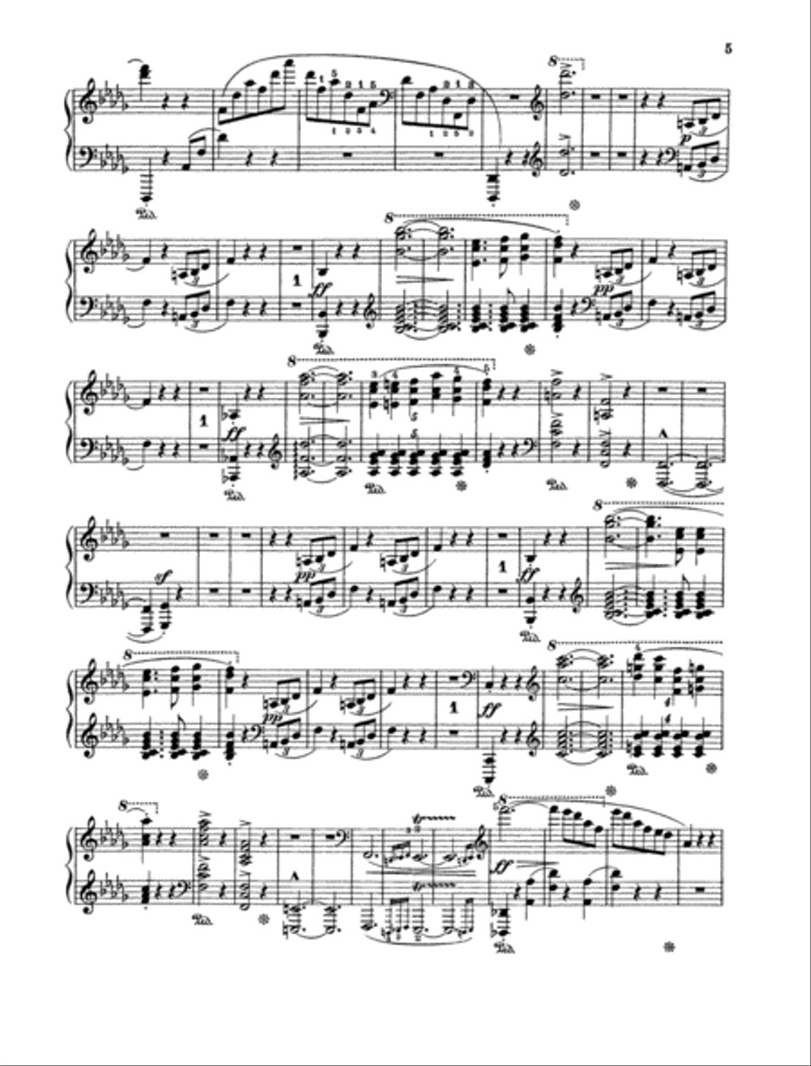 Scherzo B-flat minor, Op. 31 Piano Solo scores gallery preview page 4
