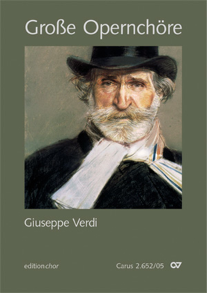 Chorbuch grosse Opernchore - Giuseppe Verdi (editionchor)