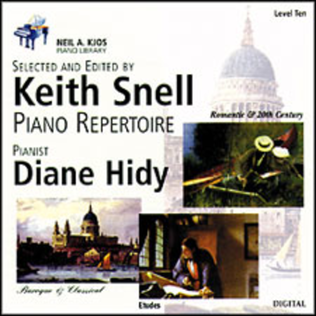 Book cover for Neil A. Kjos Piano Library CD: Baroque/Classical, Romantic, Etudes, Prep & Level 10