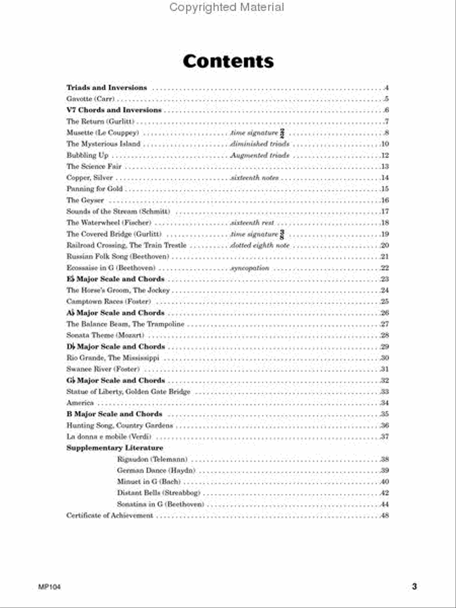 Piano Town, Lessons - Level 4 Piano Method scores gallery preview page 2