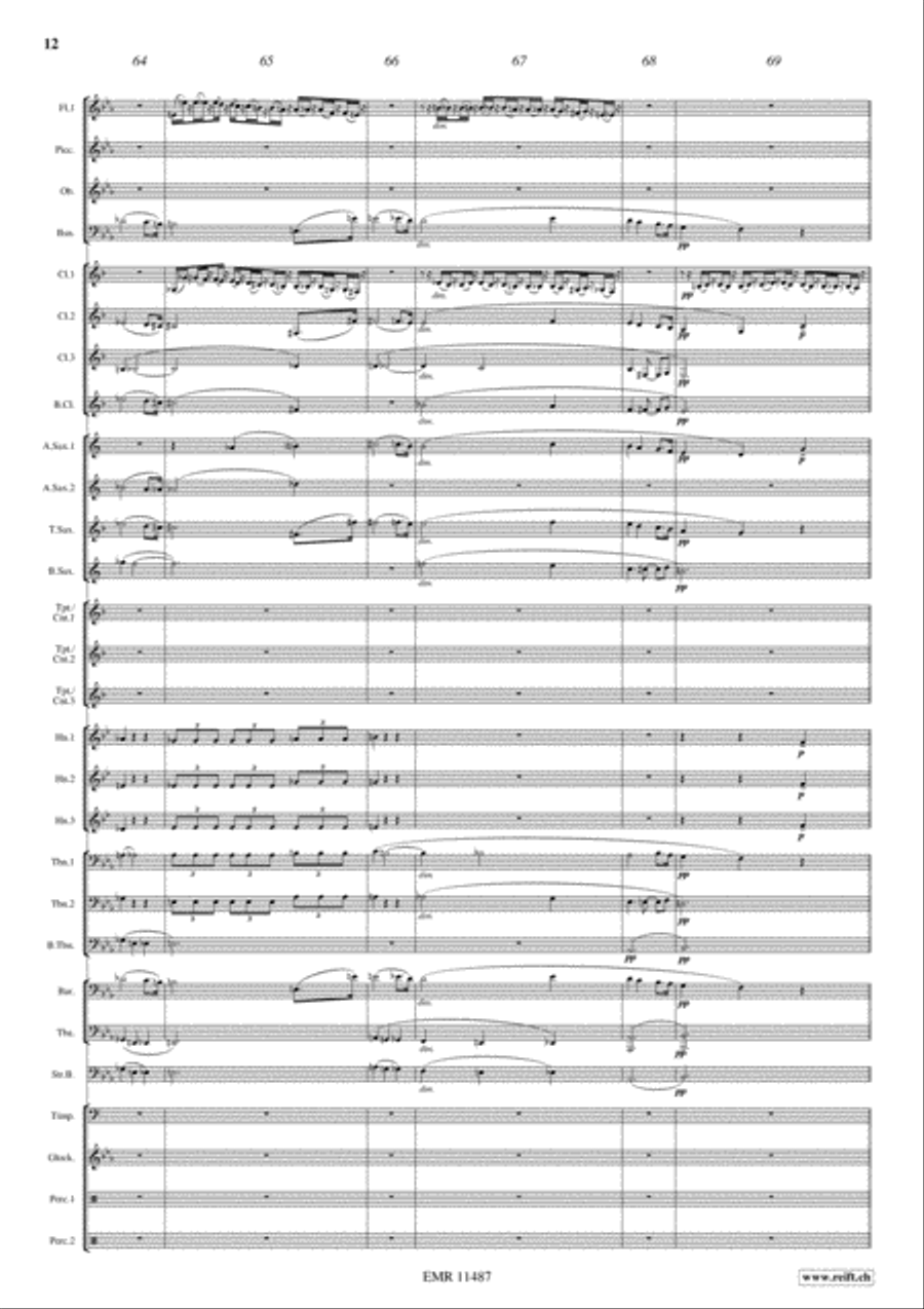 Tannhauser Overture Concert Band scores gallery preview page 13