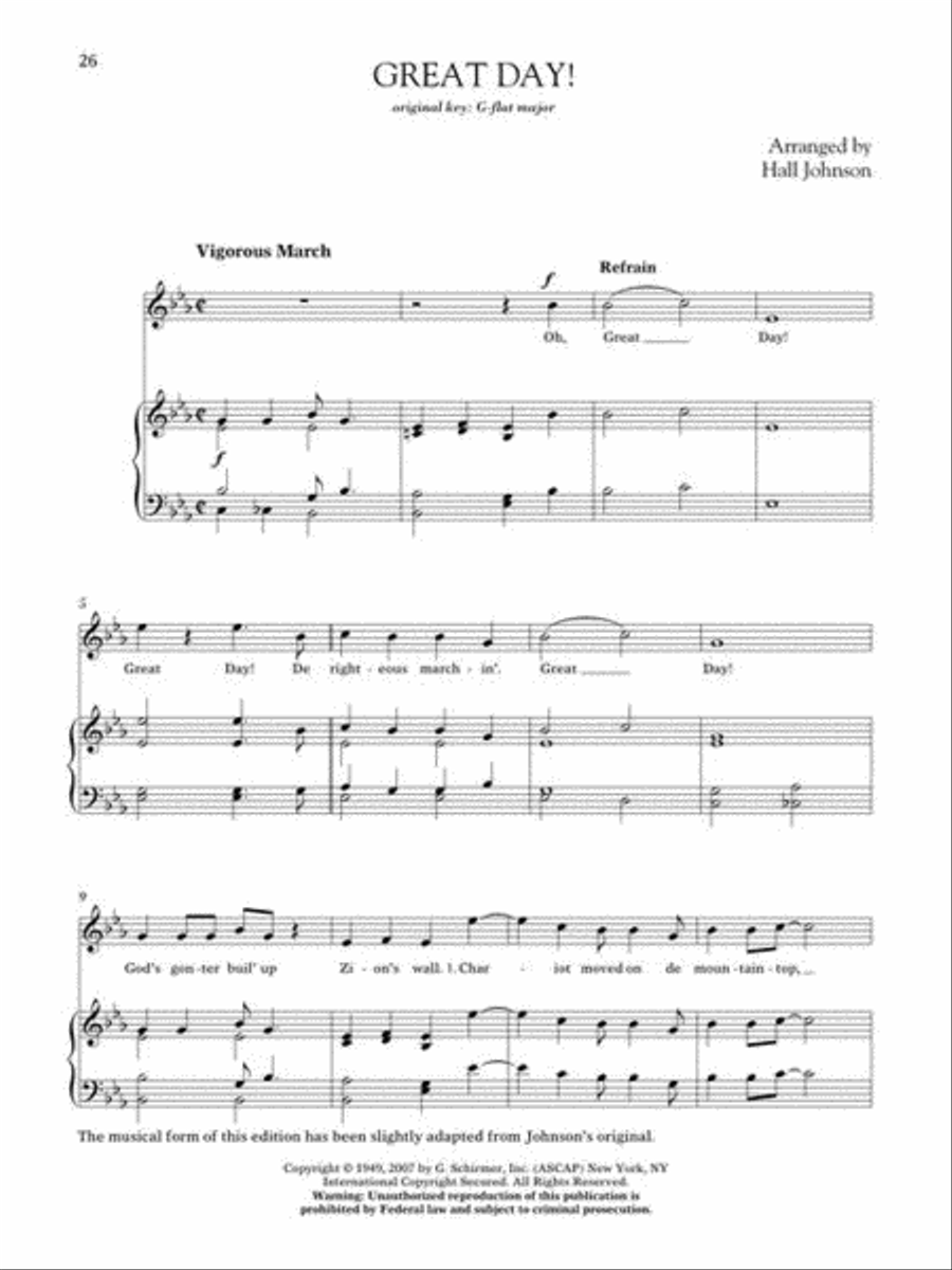 30 Spirituals