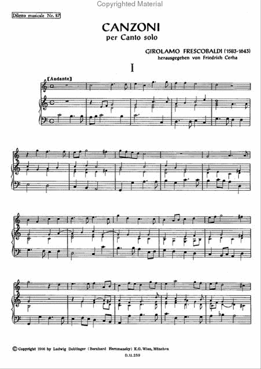 Canzoni Violin Solo scores gallery preview page 2