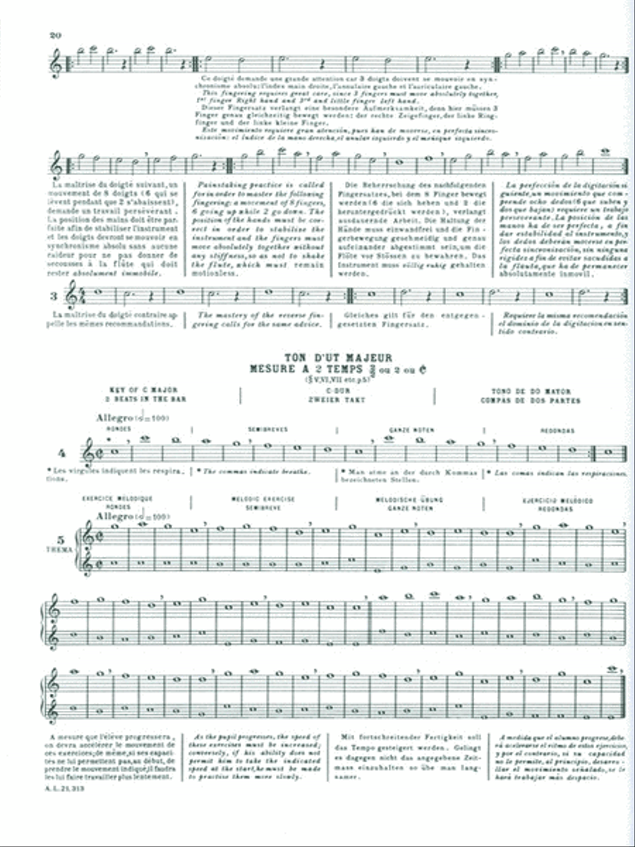 Joseph-henri Altes - Celebre Methode Complete De Flute , Vol. 1 Flute scores gallery preview page 2