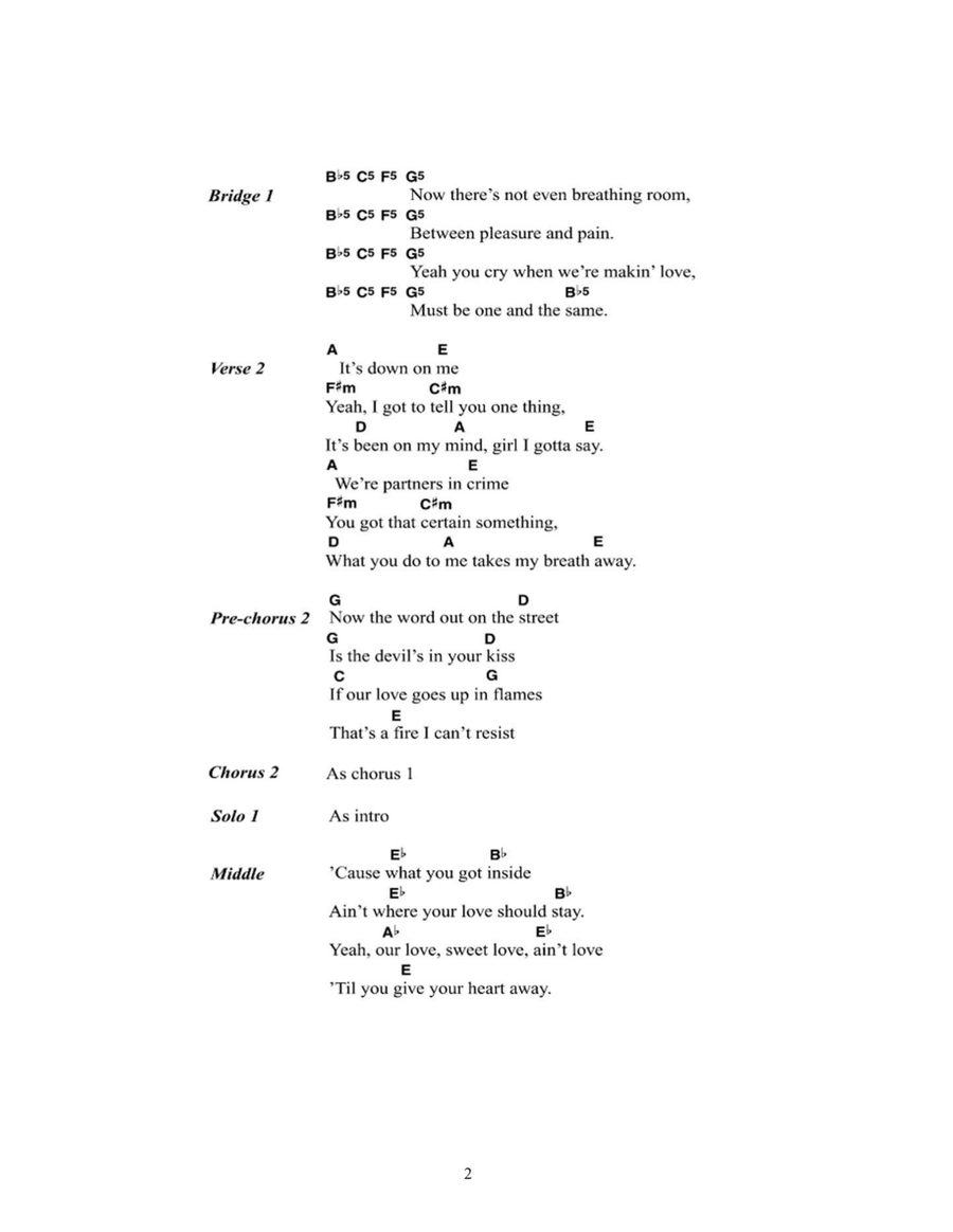 Cryin' Easy Guitar scores gallery preview page 2