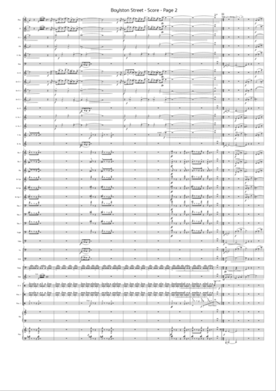 Boylston Street Boylston Street Concert Band scores gallery preview page 4
