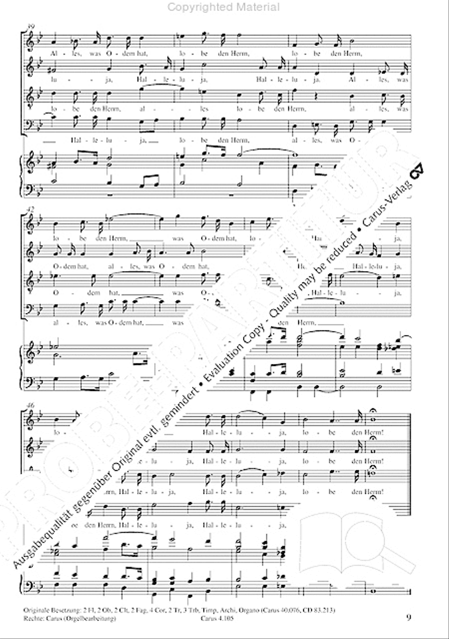 Choral collection Mendelssohn - editionchor Choir scores gallery preview page 10