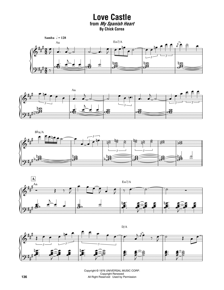 Love Castle Piano scores gallery preview page 1