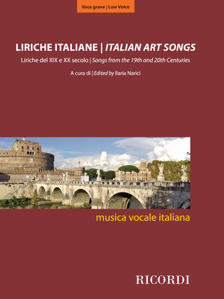 Book cover for Italian Art Songs