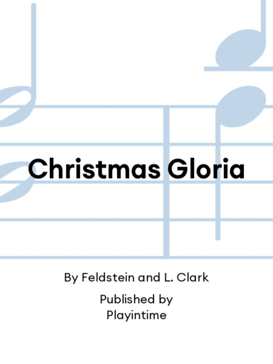 Christmas Gloria Concert Band scores gallery preview page 1