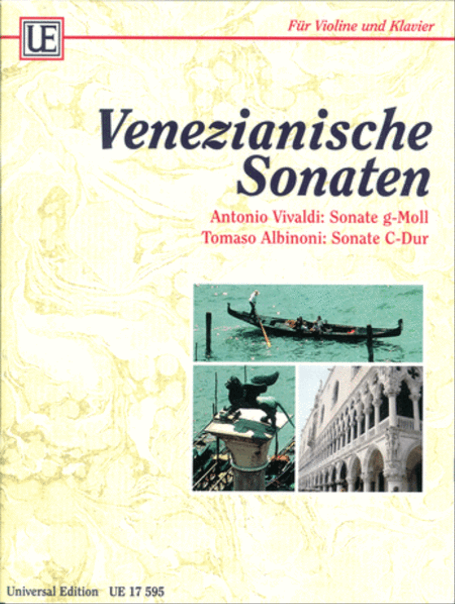 Venetian Sonatas, 2 Venetian Sonatas, 2 Violin Solo scores gallery preview page 1