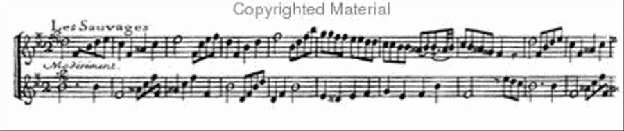 Second collection of pieces, short airs, brunettes Flute Solo scores gallery preview page 4