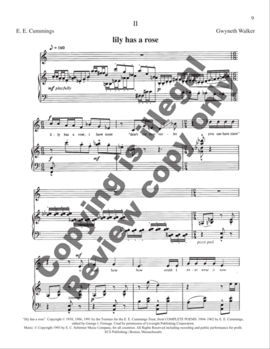 though love be a day though love be a day High Voice scores gallery preview page 13