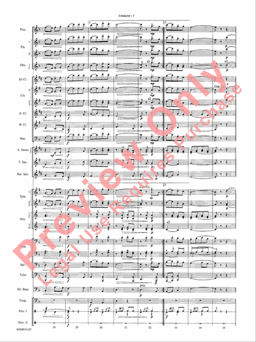 Brighton Beach Brighton Beach Concert Band scores gallery preview page 7