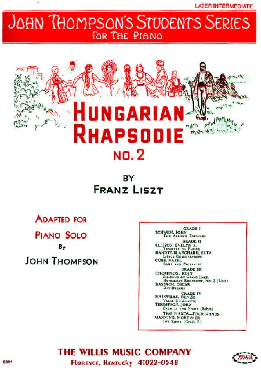 Hungarian Rhapsodie No. 2 Piano scores gallery preview page 1