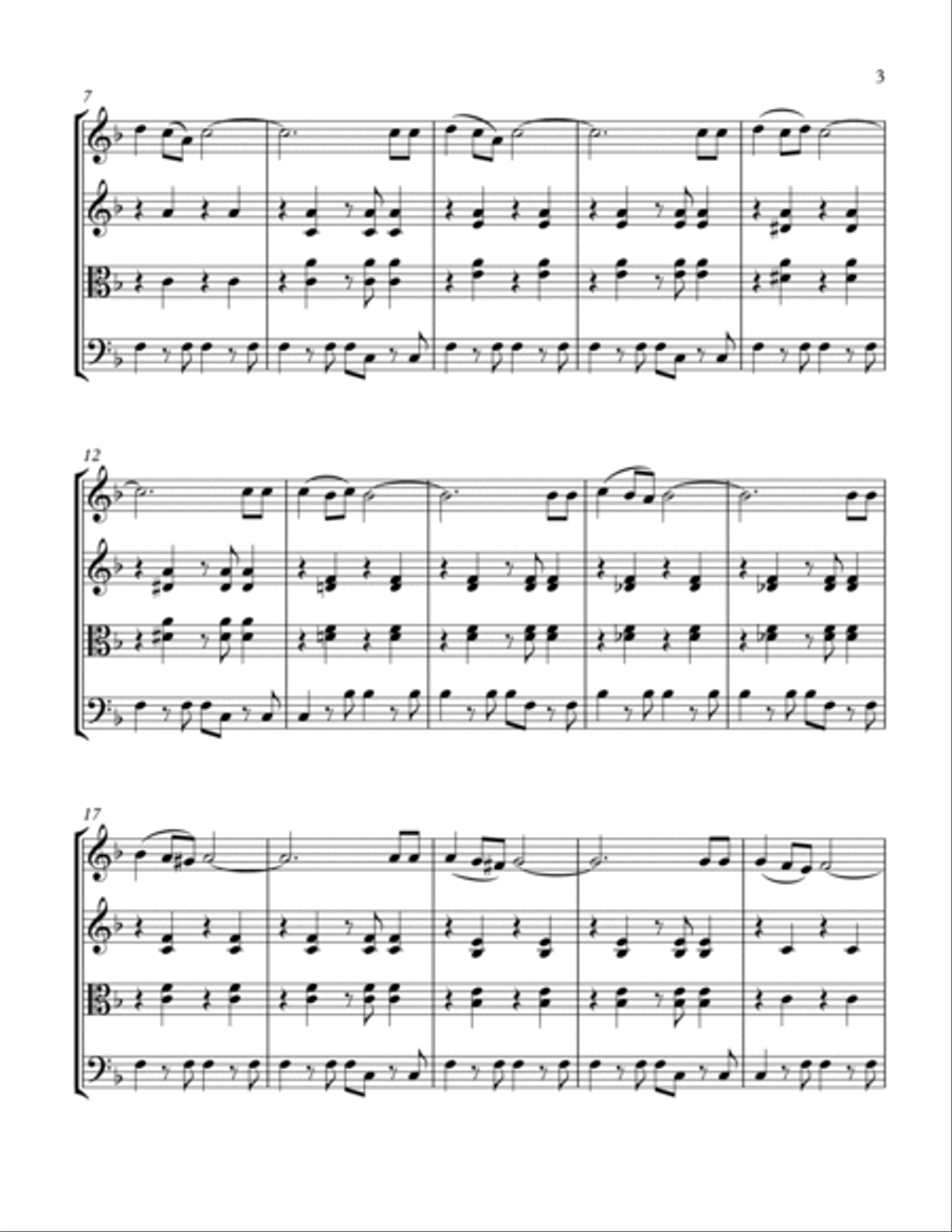 Can't Take My Eyes Off Of You String Trio scores gallery preview page 5