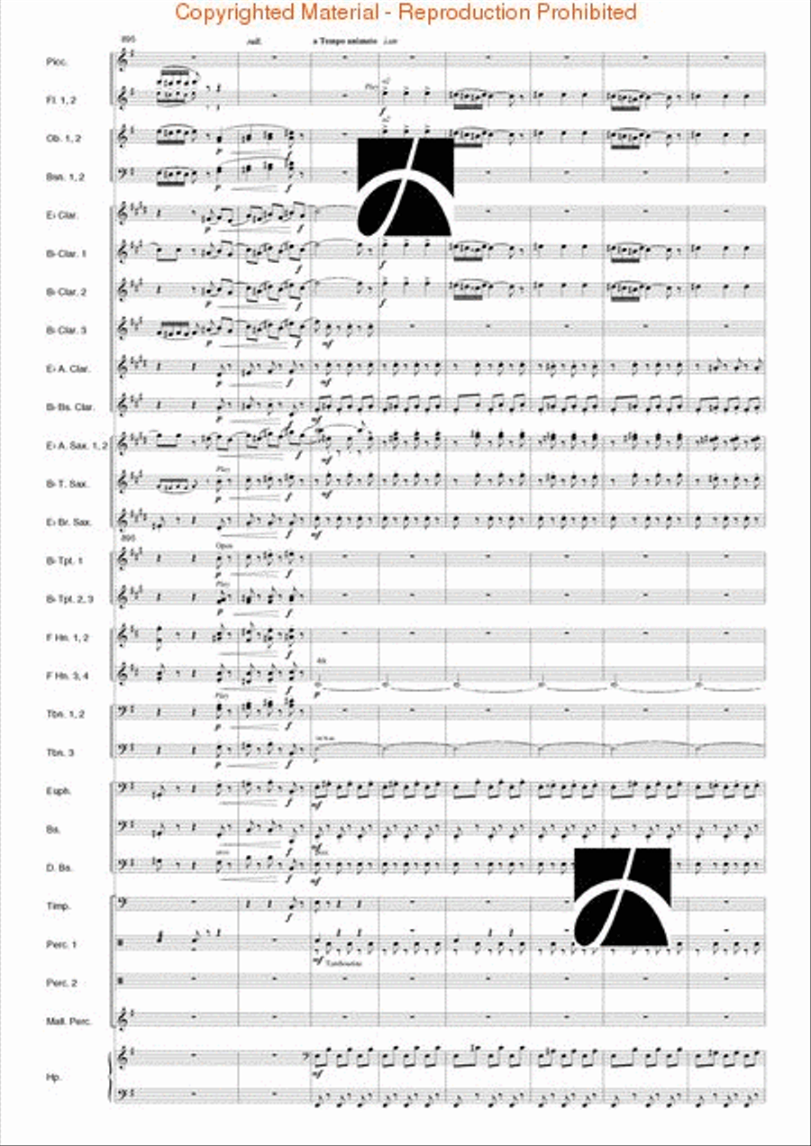 Carmen Suite Carmen Suite Concert Band scores gallery preview page 101