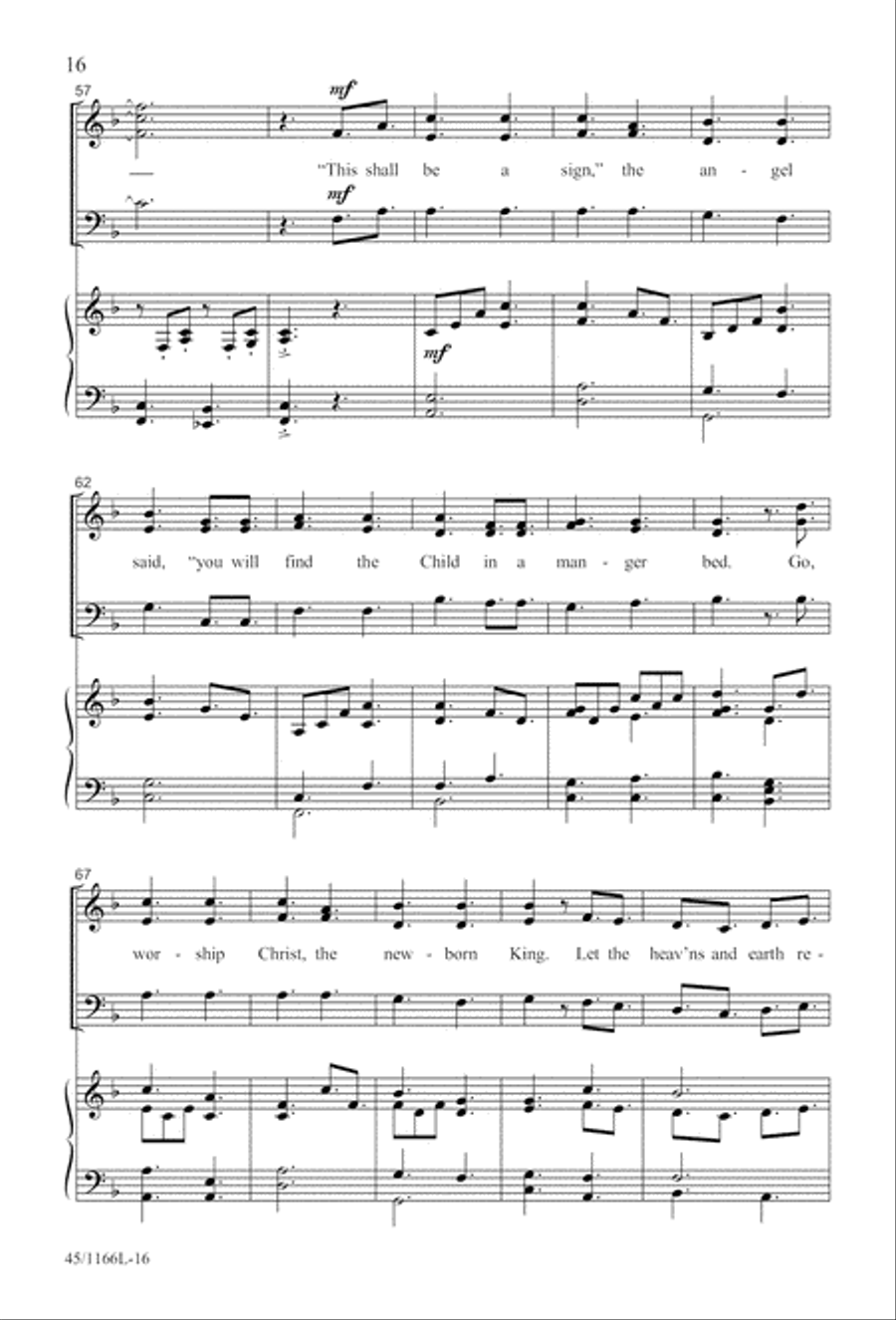 12 Carols for about 12 Singers 3-Part scores gallery preview page 17