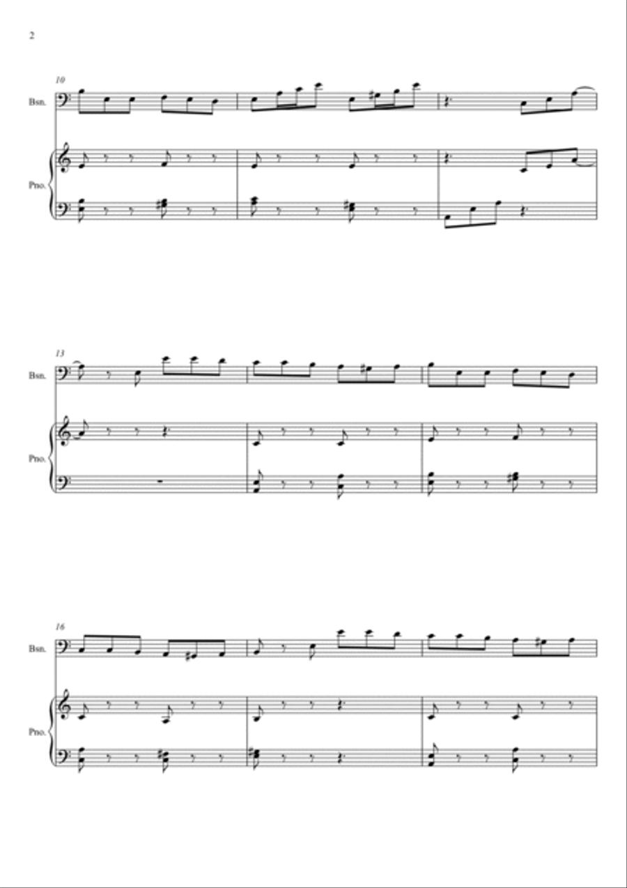 LA CAMPANELLA LA CAMPANELLA Bassoon scores gallery preview page 2