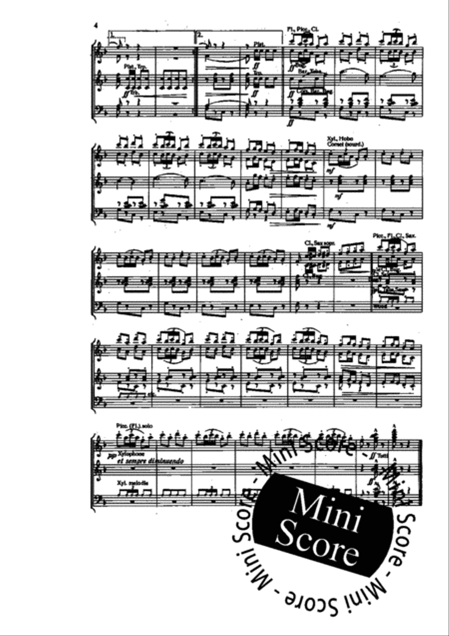 L'Etudiant Passe Fanfare Band scores gallery preview page 8