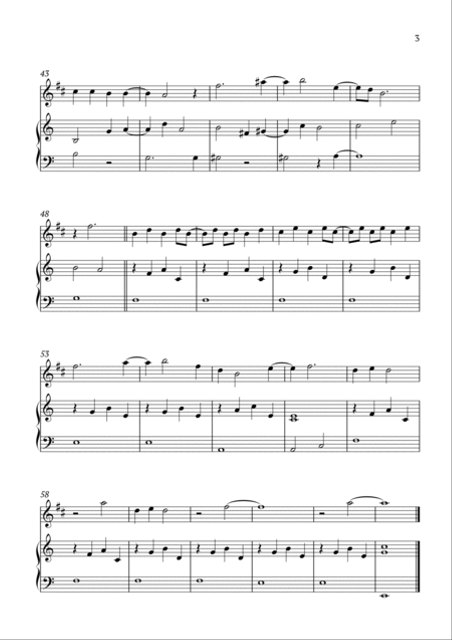Peaches B-Flat Trumpet scores gallery preview page 3