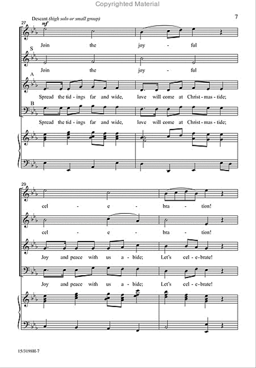 Mozart's Celebration Canon 3-Part scores gallery preview page 6