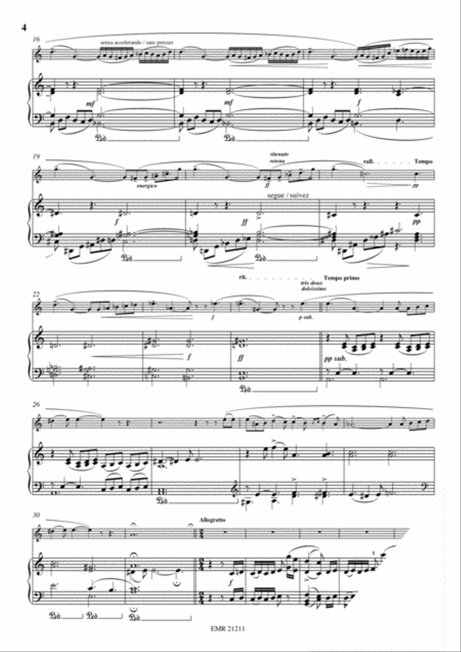 Andante et Allegretto Soprano Recorder scores gallery preview page 4