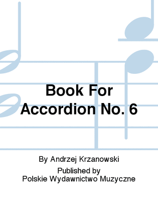 Book For Accordion No. 6