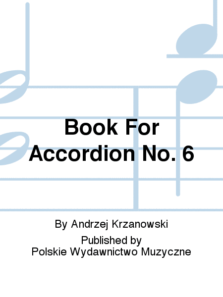 Book For Accordion No. 6