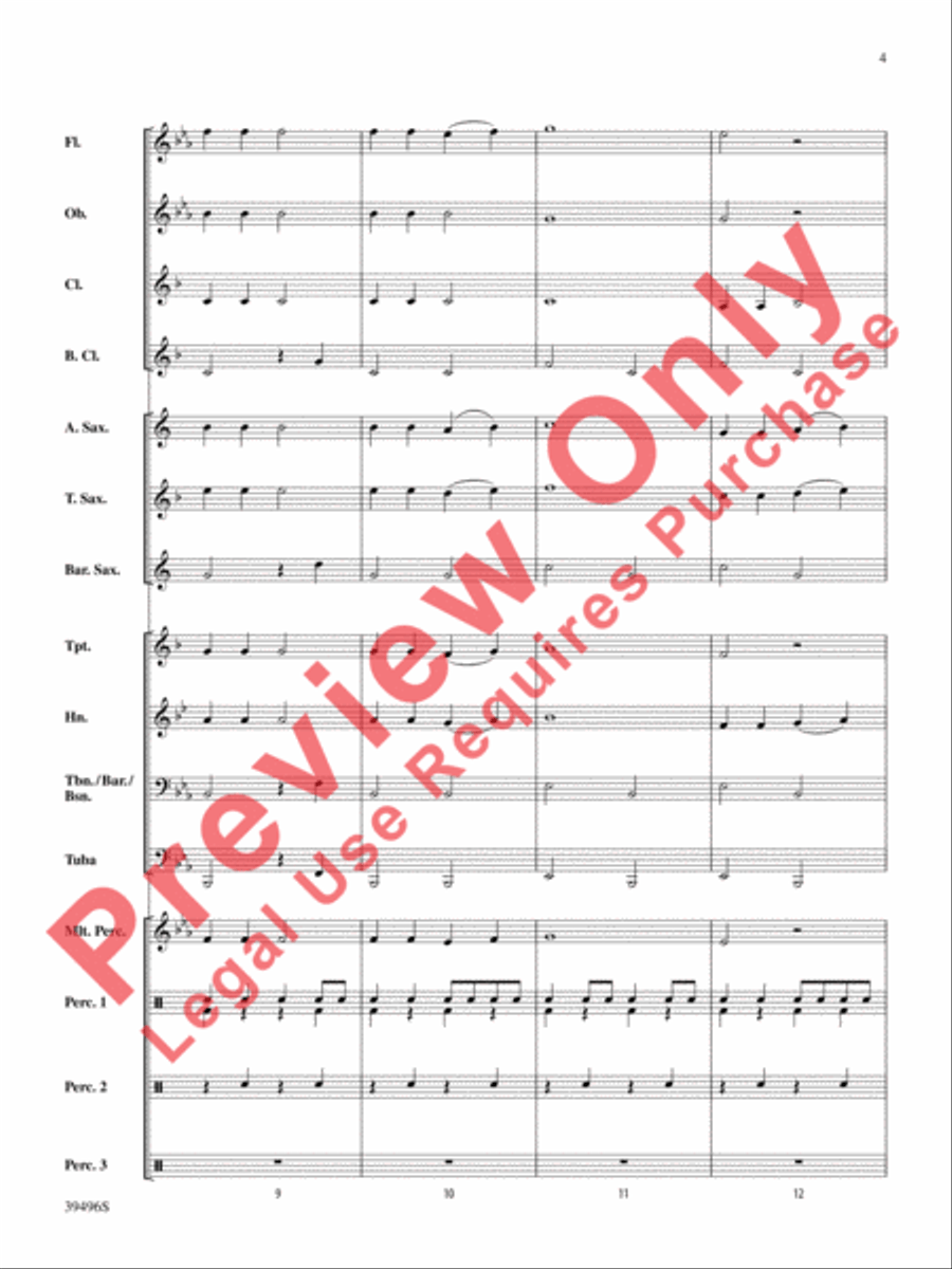 Hear Them Jingle Bells! Concert Band scores gallery preview page 5