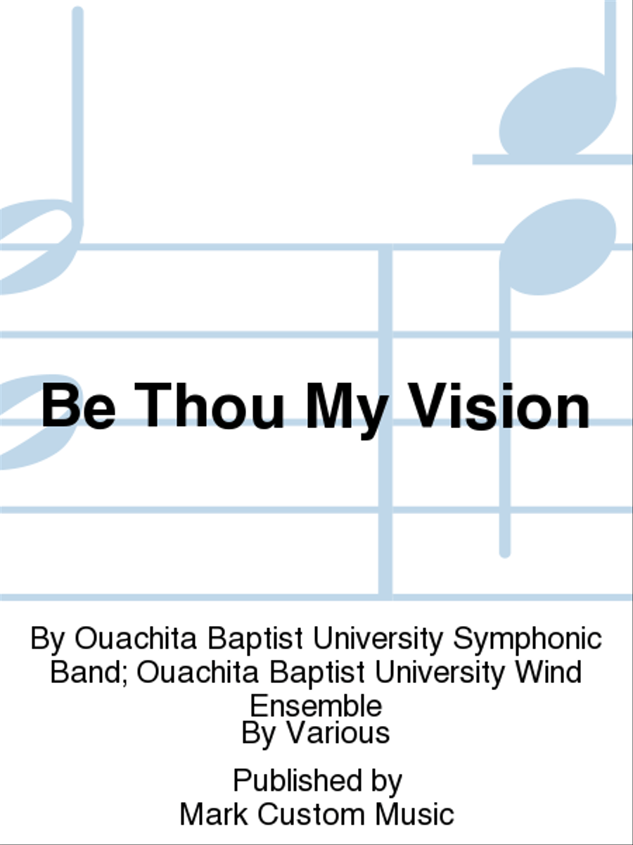 Be Thou My Vision Concert Band scores gallery preview page 1
