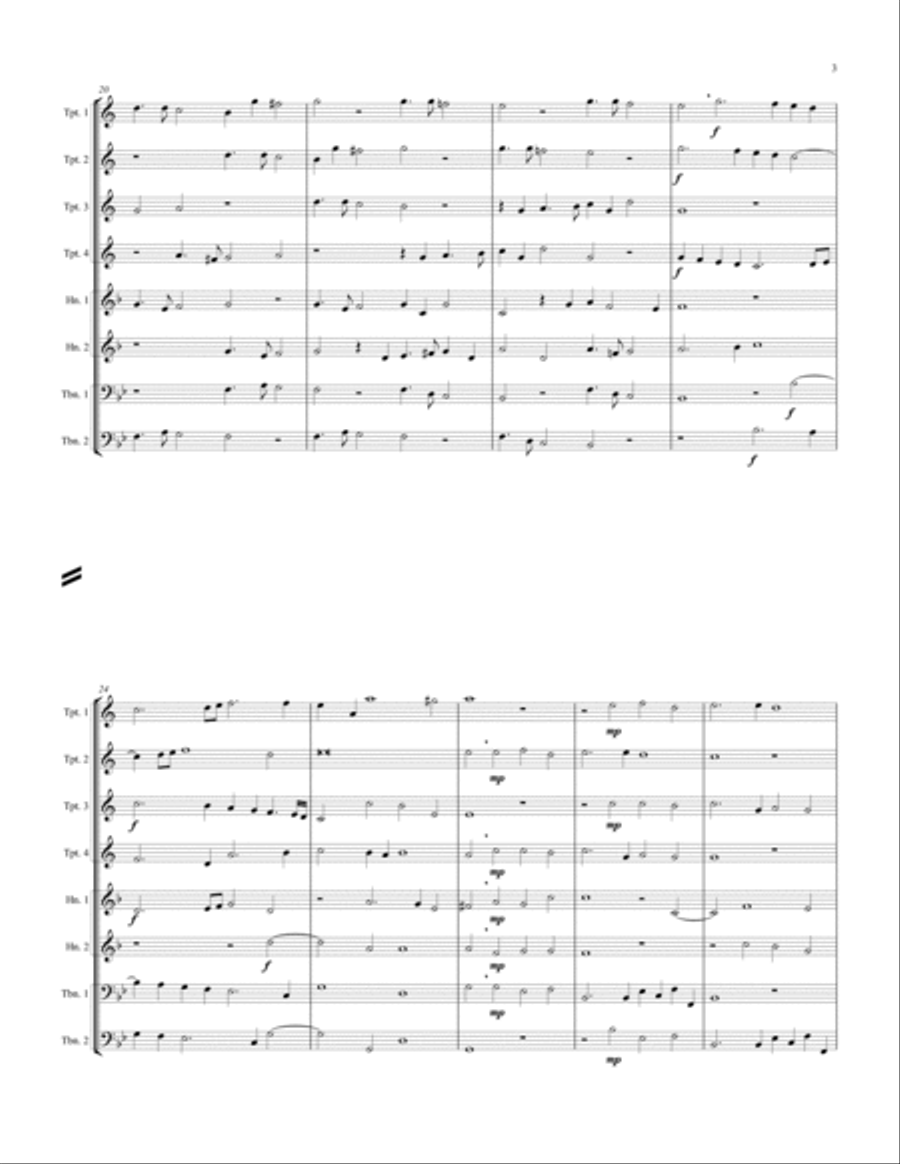 Jubilate Deo - Psalm 99 Chamber Music scores gallery preview page 4