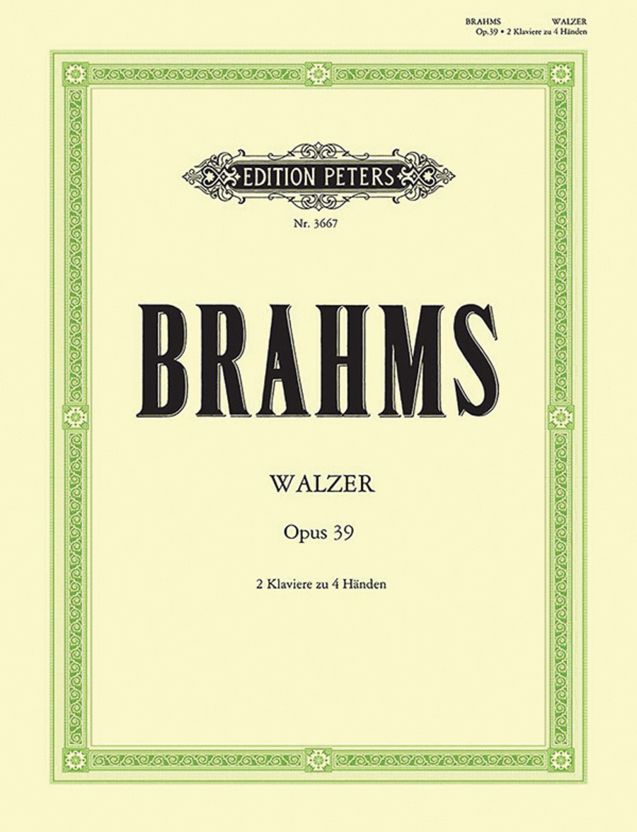 Johannes Brahms: Waltzes
