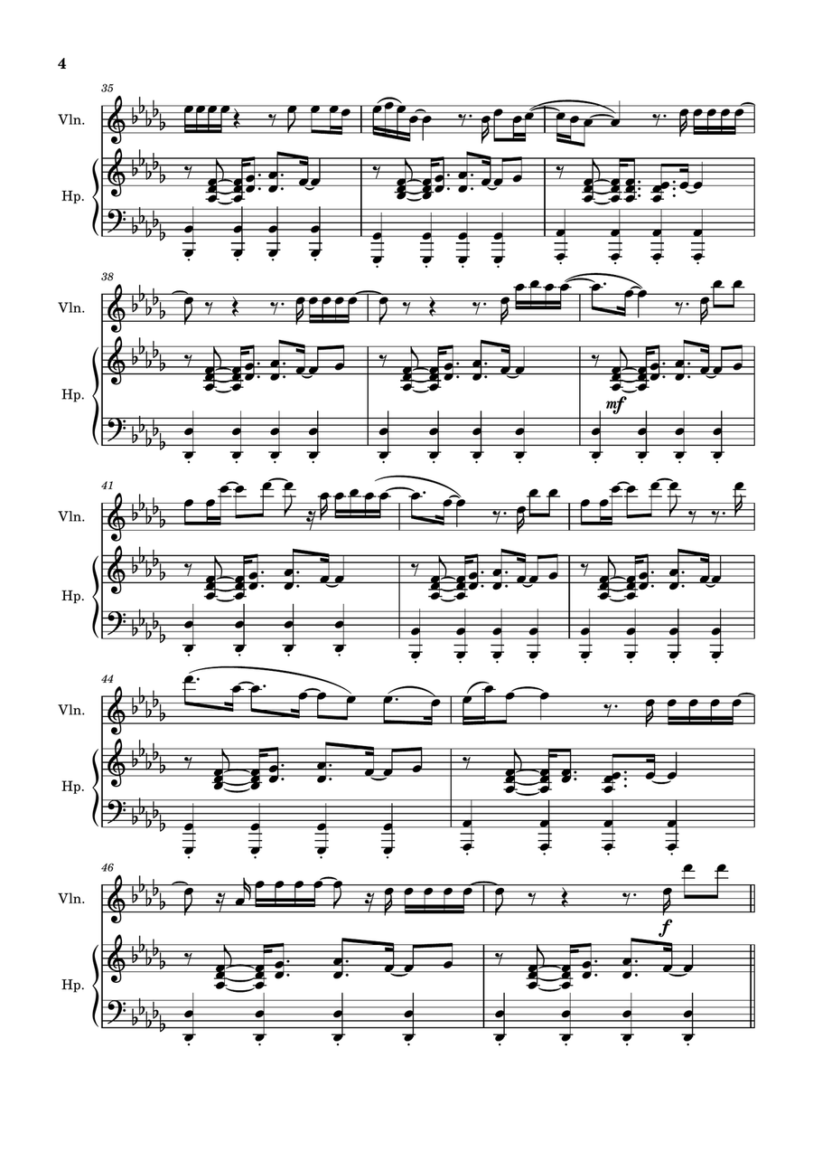 Still Falling For You Still Falling For You Violin Solo scores gallery preview page 4
