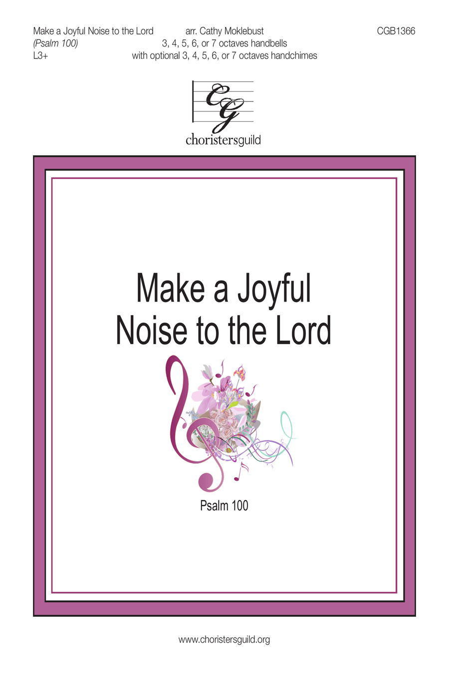 Make a Joyful Noise to the Lord Handbell Choir scores gallery preview page 1