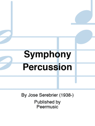 Book cover for Symphony Percussion