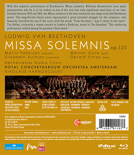 Missa Solemnis (Blu-Ray)